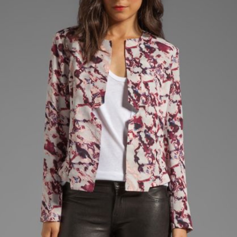 StyleStalker Pink/Purple Blazer Jacket Size 4